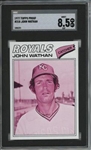 1977 Topps #218 John Wathan 9 card progressive proof.